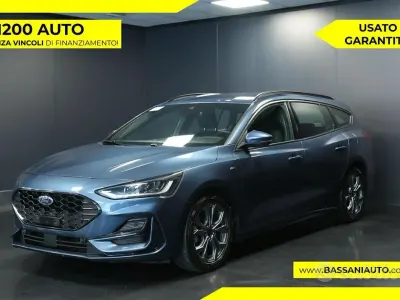Begagnad Ford Focus ST-Line 116 HK (85 kW) 2023 Blå Kombi