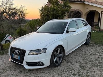 Usata Audi A4 S-Line 143 CV (105 kW) 2009 Bianco Berlina