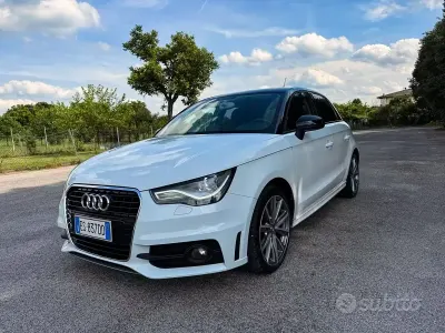 Usata Audi A1 Attraction 86 CV (63 kW) 2013 Bianco Utilitaria