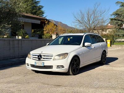 Usata Mercedes C200 Avantgarde 136 CV (100 kW) 2008 Bianco Station wagon