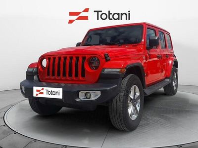 Begagnad Jeep Wrangler Sahara 200 HK (147 kW) 2020 Röd SUV