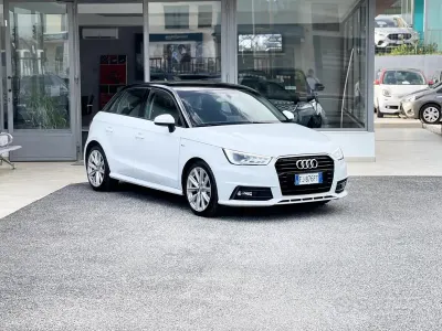 Usata Audi A1 S-Line 90 CV (66 kW) 2017 Bianco Utilitaria
