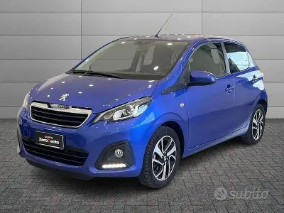 Usata Peugeot 108 Active 72 CV (52 kW) 2022 Blu/azzurro Utilitaria