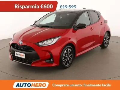 Gebraucht Toyota Yaris Hybrid Style 116 PS (85 kW) 2022 Rot Limousine