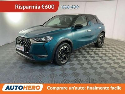 Usata DS Automobiles DS3 Crossback So Chic 131 CV (96 kW) 2021 Blu SUV