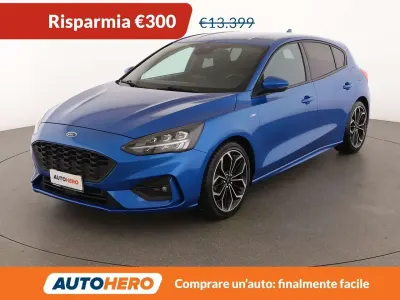Usata Ford Focus ST-Line 125 CV (91 kW) 2019 Blu/azzurro Utilitaria