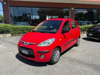 Usata Hyundai i10 Active 64 CV (47 kW) 2009 Rosso Utilitaria