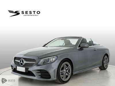 Usata Mercedes C220 Premium 194 CV (142 kW) 2019 Grigio Cabrio