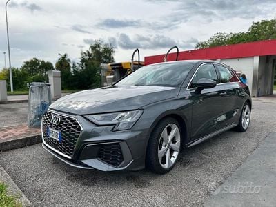 Usata Audi A3 S-Line 150 CV (110 kW) 2021 Grigio Berlina