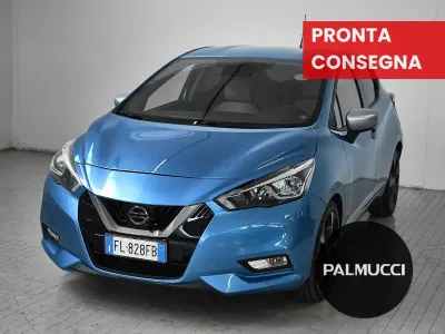 Usata Nissan Micra 90 CV (66 kW) 2017 Azzurro Utilitaria