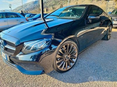 Usata Mercedes E220 Premium Plus 194 CV (142 kW) 2018 Nero Coupé