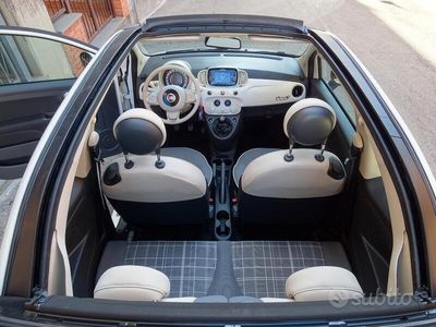 usata Fiat 500C Cabrio 1.2 70CV Lounge 59800 km - 2016