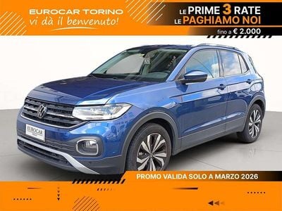 Usata VW T-Cross Advance 110 CV (80 kW) 2022 Reef blue metallizzato SUV