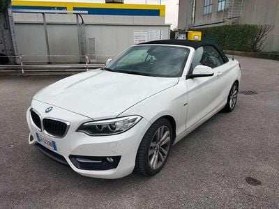 Usata BMW 218 Sport Line 150 CV (110 kW) 2016 Bianco Cabrio
