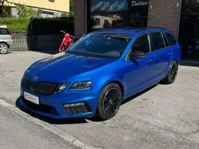 Usata Skoda Octavia RS 184 CV (135 kW) 2020 Blu/azzurro Station wagon