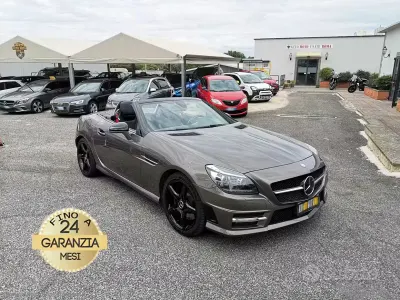 Usata Mercedes SLK250 Premium 204 CV (150 kW) 2013 Grigio Cabrio