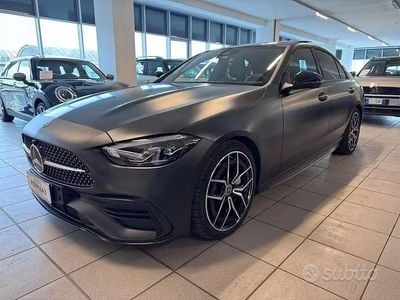 Usata Mercedes C300e Advanced Plus 313 CV (230 kW) 2023 Nero Berlina