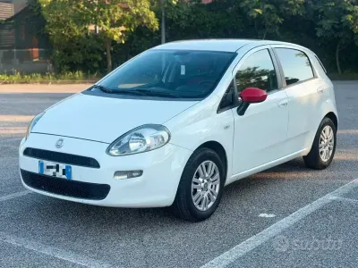 Usata Fiat Punto Lounge 77 CV (56 kW) 2013 Bianco Utilitaria