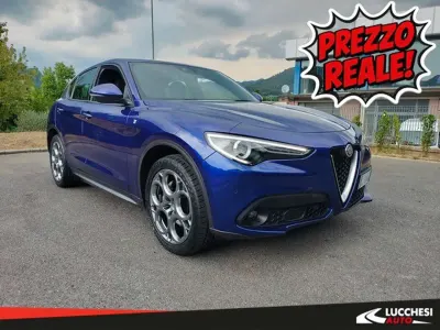 Usata Alfa Romeo Stelvio Ti 210 CV (154 kW) 2022 Blu/azzurro SUV