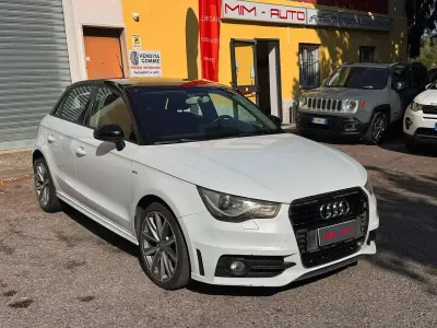 Usata Audi A1 Sportback S-Line 90 CV (66 kW) 2014 Bianco Utilitaria