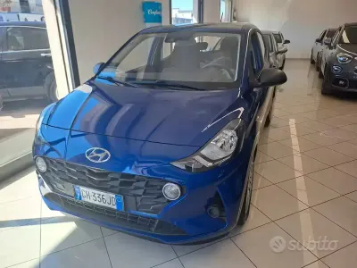 Usata Hyundai i10 Prime 67 CV (49 kW) 2021 Bluazzurro Utilitaria