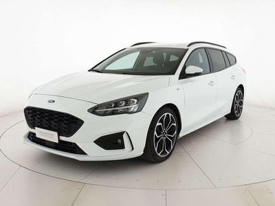 Usata Ford Focus ST-Line 120 CV (88 kW) 2021 Bianco Station wagon