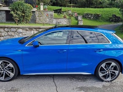 Usata Audi A3 S-Line 150 CV (110 kW) 2020 Blu Berlina