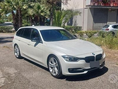 Usata BMW 325 Sport Line 218 CV (160 kW) 2014 Bianco Station wagon