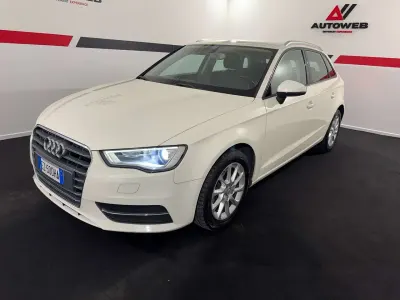 Usata Audi A3 Ambition 110 CV (80 kW) 2015 Bianco Berlina