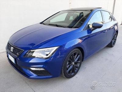Usata Seat Leon FR 150 CV (110 kW) 2020 Blu Berlina