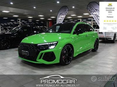 Usata Audi RS3 Ambiente 400 CV (294 kW) 2024 Verde kyalami Berlina