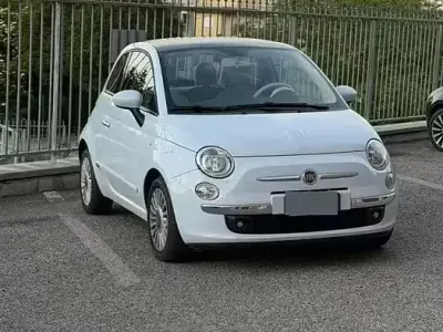 Usata Fiat 500 69 CV (50 kW) 2009 Bianco Cabrio