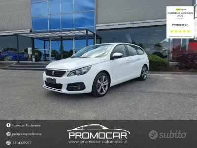 Usata Peugeot 308 SW Active 131 CV (96 kW) 2020 Bianco Station wagon
