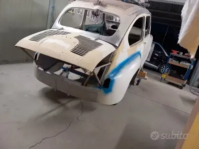 Usata Fiat 600 Abarth 1970 Bianco Utilitaria