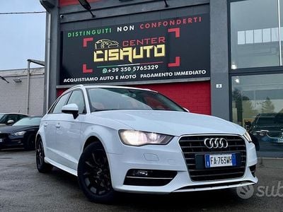 Usata Audi A3 Attraction 110 CV (80 kW) 2014 Bianco Berlina