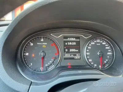 Usata Audi A3 150 CV (110 kW) 2016 Nero Berlina
