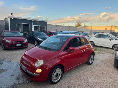 Brugt Fiat 500 Lounge 69 HK (50 kW) 2012 Rød Hatchback