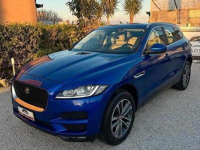 Usata Jaguar F-Pace Portfolio 180 CV (132 kW) 2019 Blu SUV