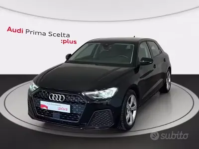 Usata Audi A1 Sportback Advanced Plus 110 CV (80 kW) 2021 Nero mito metalizzato Utilitaria