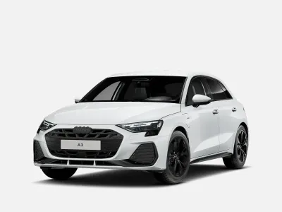 Nuova Audi A3 S-Line 204 CV (150 kW) 2026 Bianco ghiaccio metallizzato