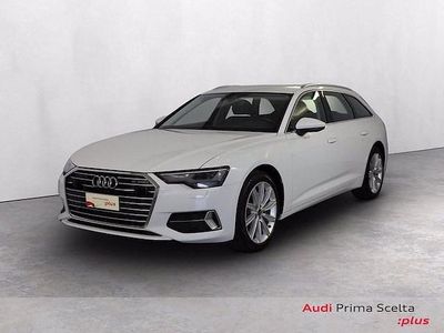 Usata Audi A6 Business 204 CV (150 kW) 2020 Bianco ghiacciaio metallizzato Station wagon