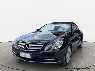 Usata Mercedes E350 265 CV (194 kW) 2012 Nero Cabrio