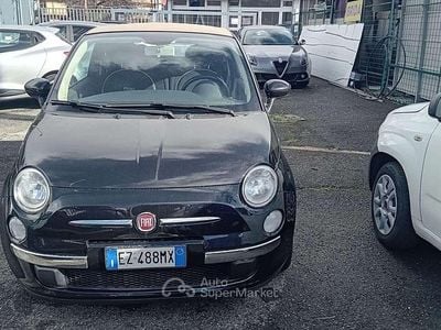 Usata Fiat 500C Lounge 69 CV (50 kW) 2015 Nero ribelle Cabrio