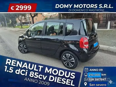 Usata Renault Modus 85 CV (62 kW) 2009 Nero Monovolume