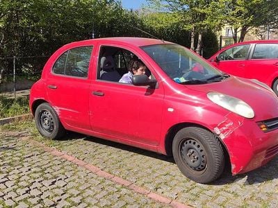 Second-hand Nissan Micra 60 CP (44 kW) 2003 Roșu Berlinǎ