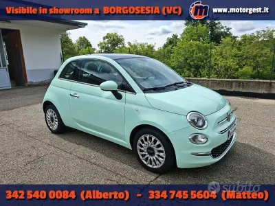Używany Fiat 500 Lounge 95 KM (69 kW) 2017 Zielony Hatchback