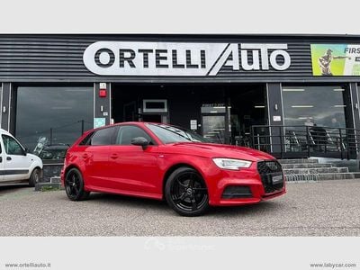 Usata Audi A3 Sport 116 CV (85 kW) 2019 Rosso Berlina