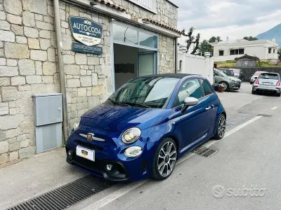 Usata Abarth 595 Turismo 135 CV (99 kW) 2016 Blu Cabrio