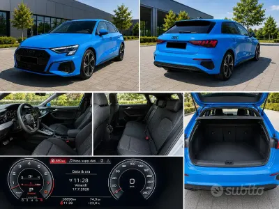 Usata Audi A3 S-Line 150 CV (110 kW) 2023 Bluazzurro Berlina