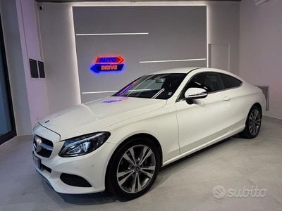 Usata Mercedes C220 Premium 170 CV (125 kW) 2017 Bianco Coupé